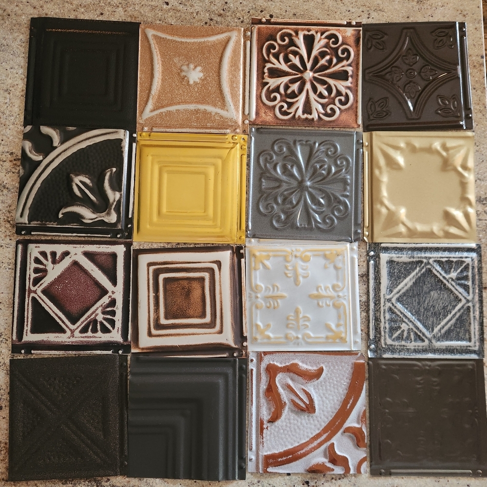 16x Tin Tiles